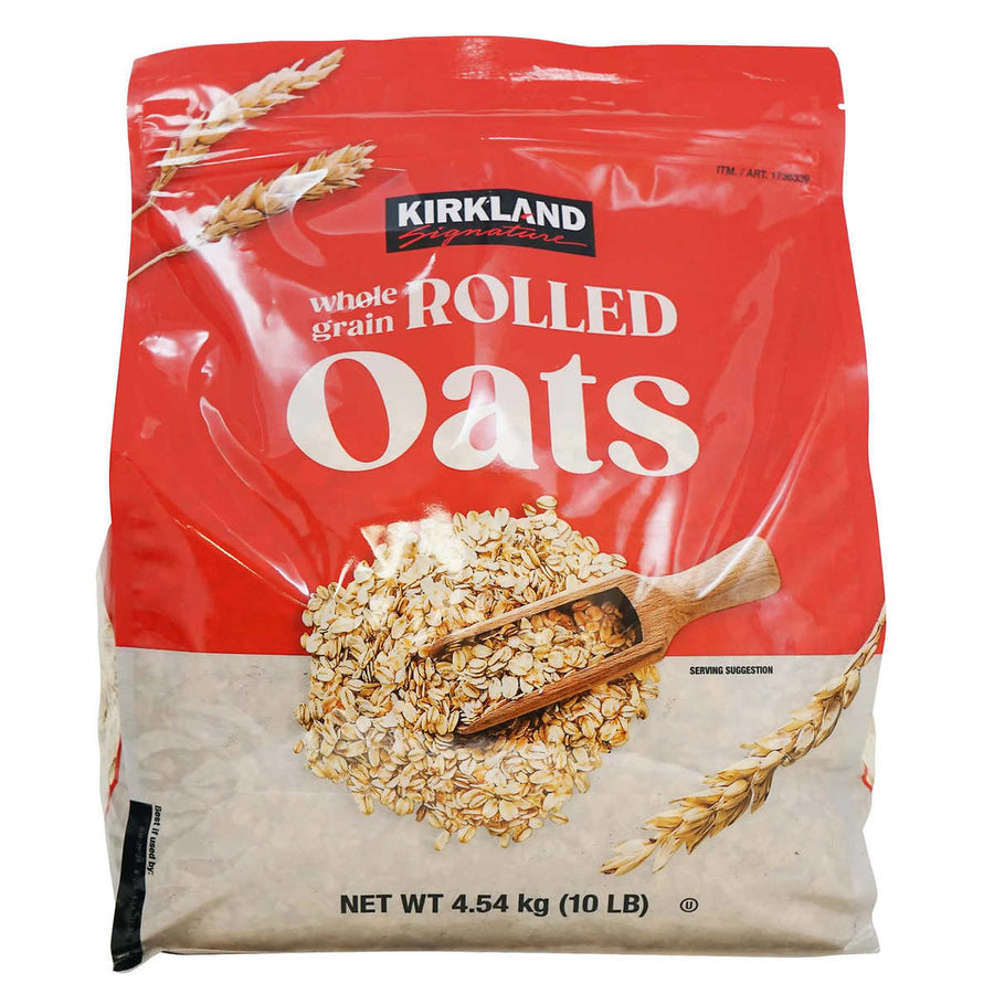 Kirkland Signature Whole Grain Rolled Oats 10 Pounds Image 1