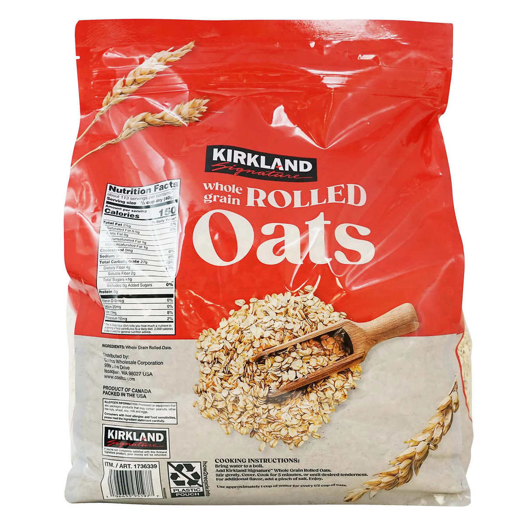 Kirkland Signature Whole Grain Rolled Oats 10 Pounds Image 2