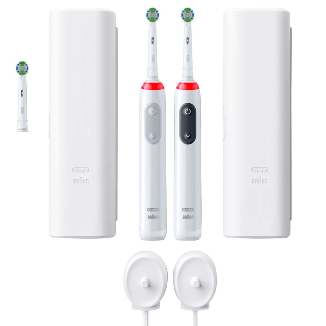 Oral-B Smart Clean 360 Rechargeable Electric Toothbrush 2 Pack Image 4