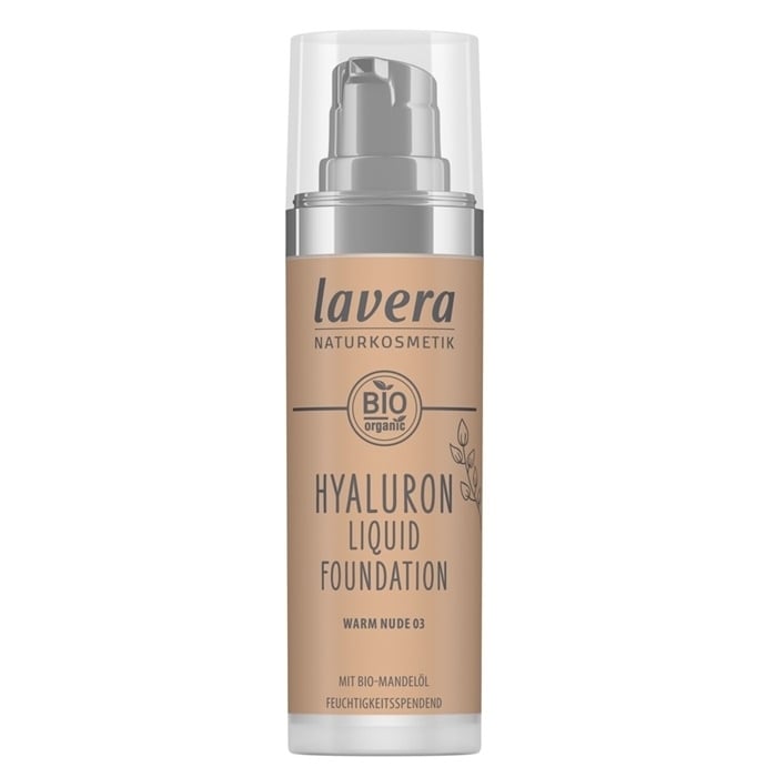 Lavera Hyaluron Liquid Foundation -  03 Warm Nude 30ml/1oz Image 1