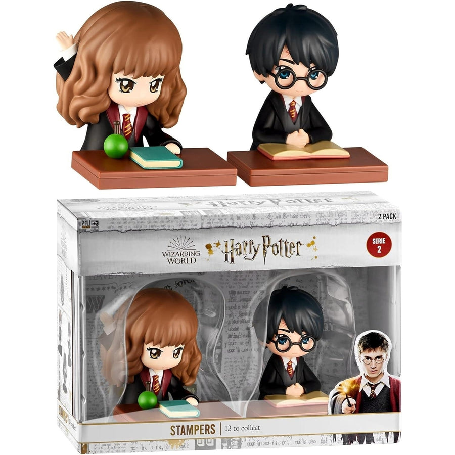 Harry Potter and Hermione Stamps Desk Party Decor Mini Figurines Toy Gifts PMI International Image 1