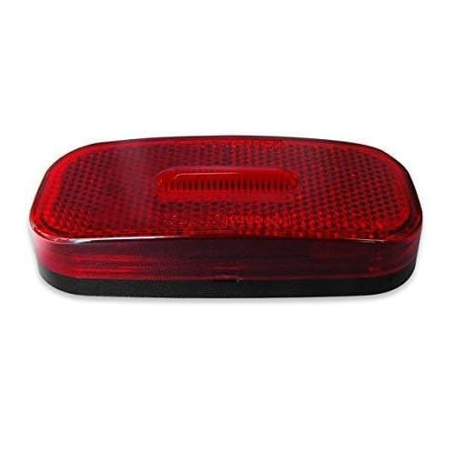 3.9 Inch LED Red Rectangle Marker Light for RV Trailer Truck 12V Surface Mount Image 2