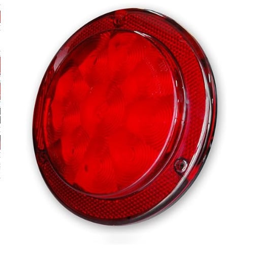 5.4 Inch Red LED Tail Brake Lights for RV Trailer Truck Waterproof Bright X2 Image 2