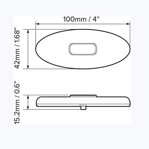 12V LED Oval Clearance Side Marker Lights Red Amber for RV Trailer 12pcs IP55 Image 7