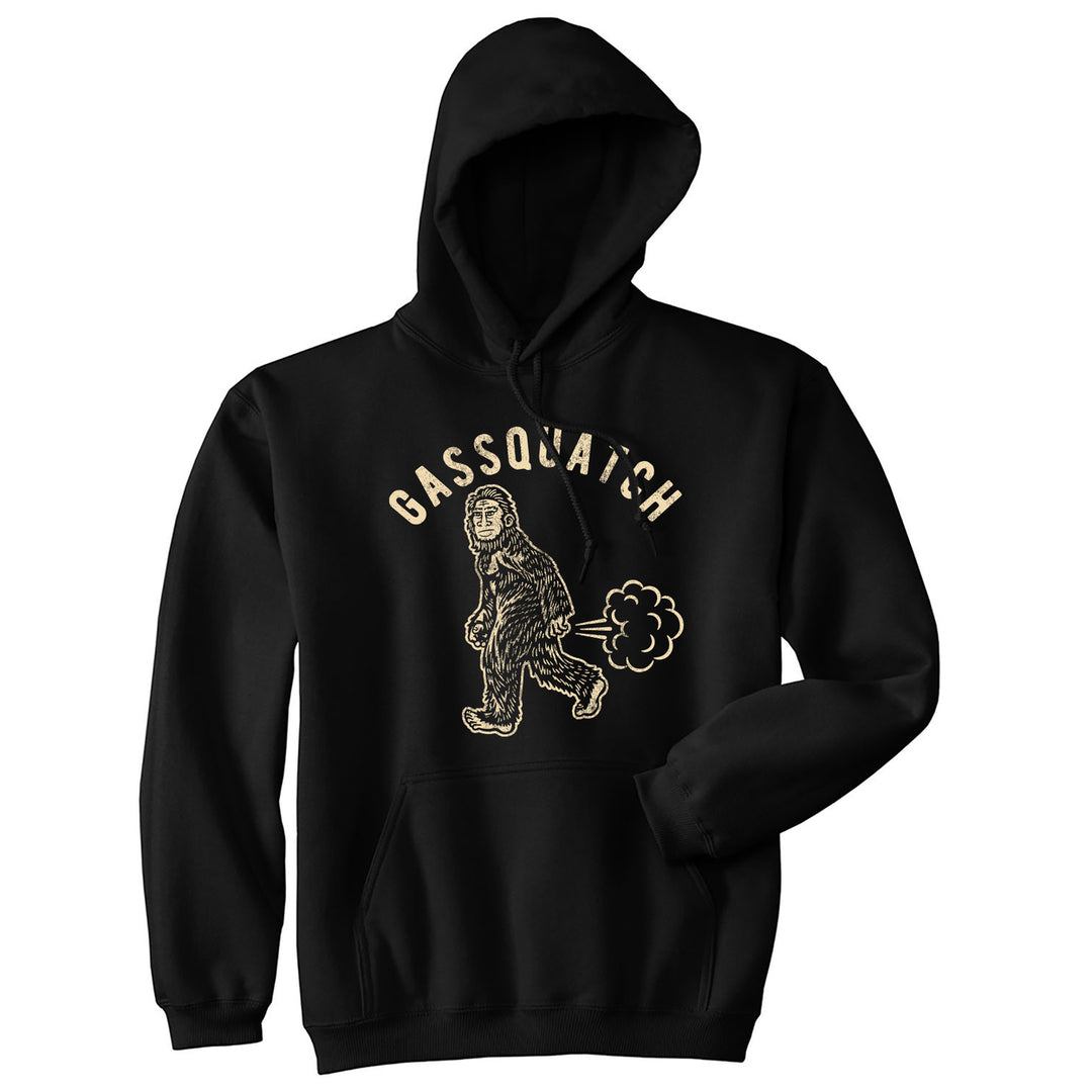 Gassquatch Unisex Hoodie Funny f**t Sasquatch Gassy Bigfoot Joke Hooded Sweatshirt Image 1