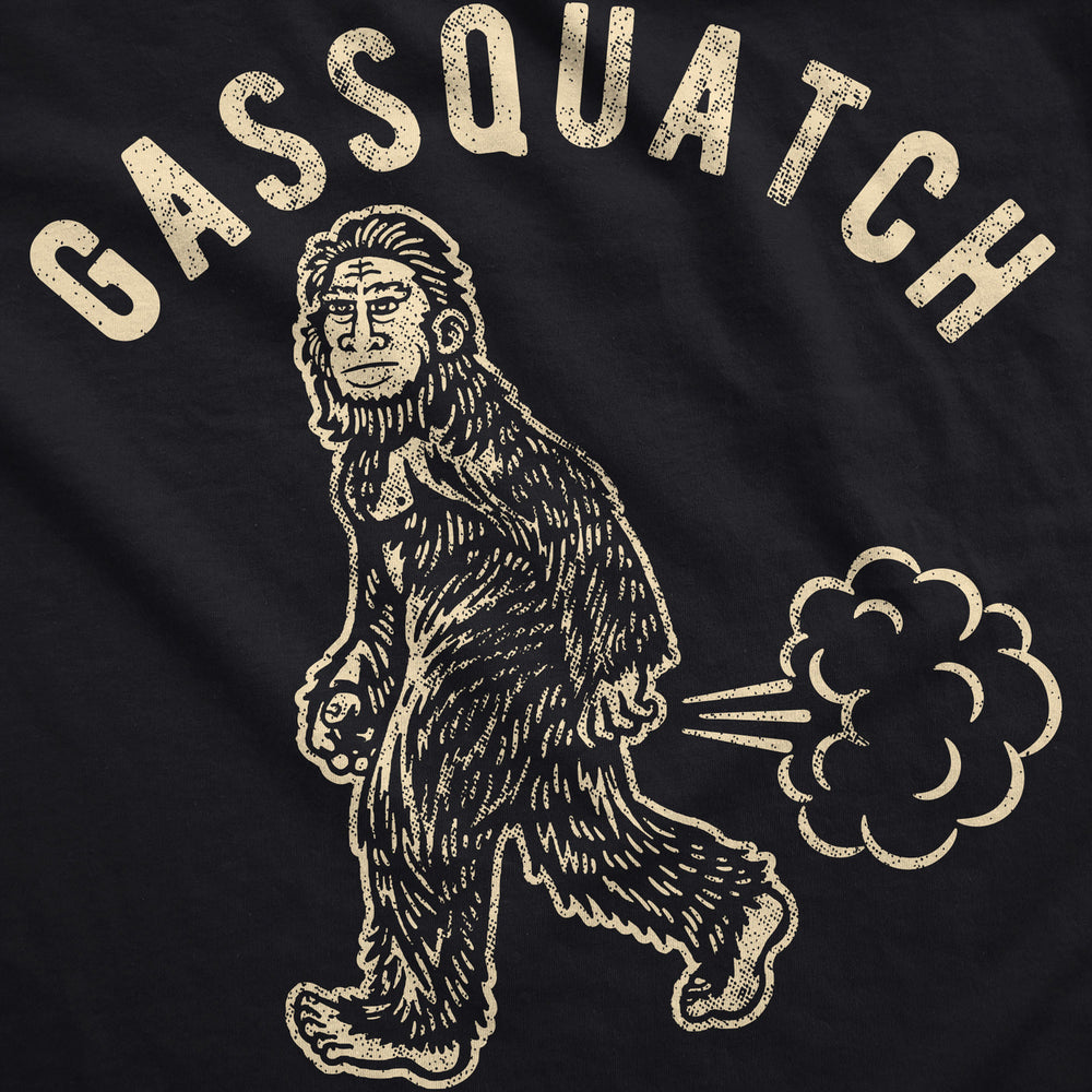 Gassquatch Unisex Hoodie Funny f**t Sasquatch Gassy Bigfoot Joke Hooded Sweatshirt Image 2