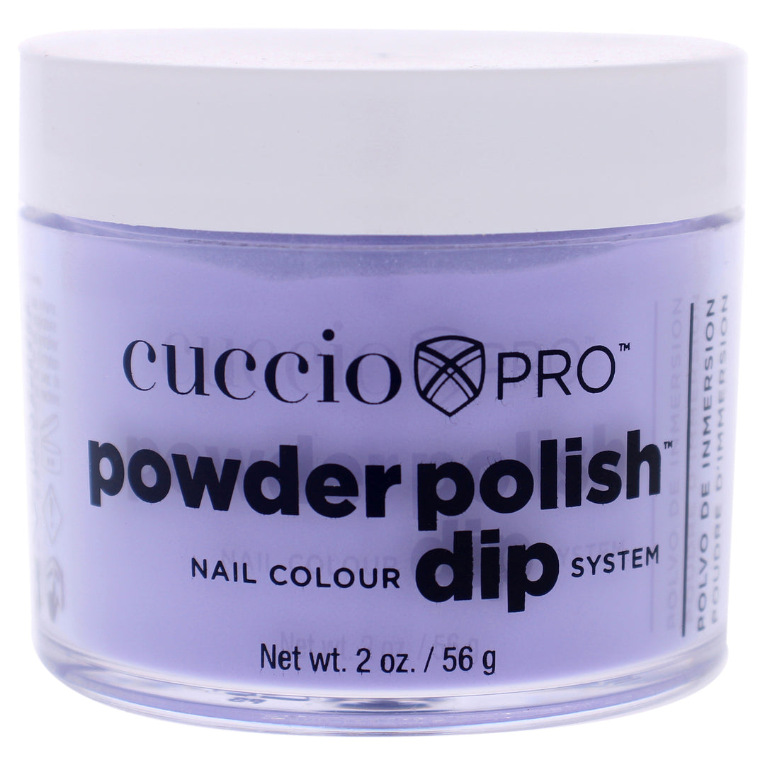 Cuccio Colour Pro Powder Polish Nail Colour Dip System - Grape Crush Deep Purple Nail Powder 1.6 oz Image 1