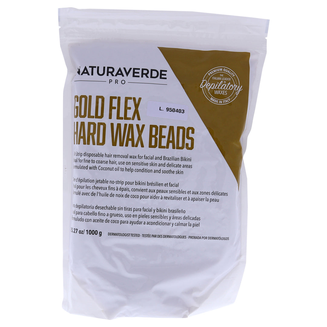 Natura Verde Pro Gold Hard Flex Wax Beads 35.27 oz 35.27 oz Image 1