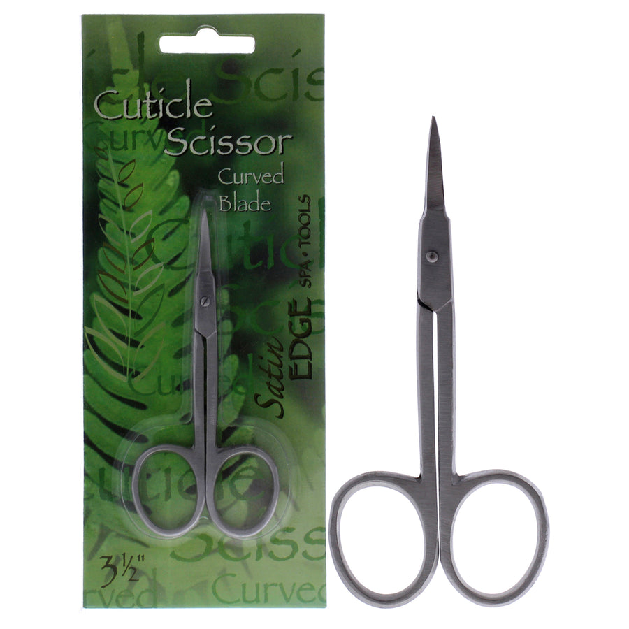 Satin Edge Cuticle Scissor Curved Blade Scissors 3.5 Inch Image 1