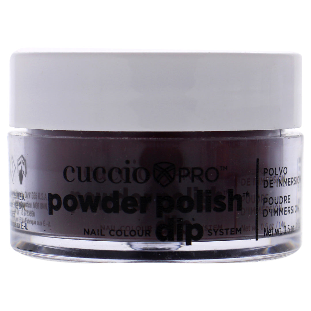 Cuccio Colour Pro Powder Polish Nail Colour Dip System - Midnight Purple Nail Powder 0.5 oz Image 1