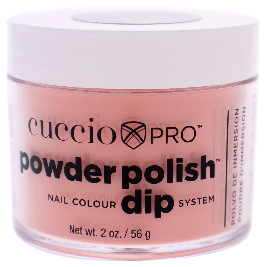 Cuccio Colour Pro Powder Polish Nail Colour Dip System - Peach Nail Powder 1.6 oz Image 1