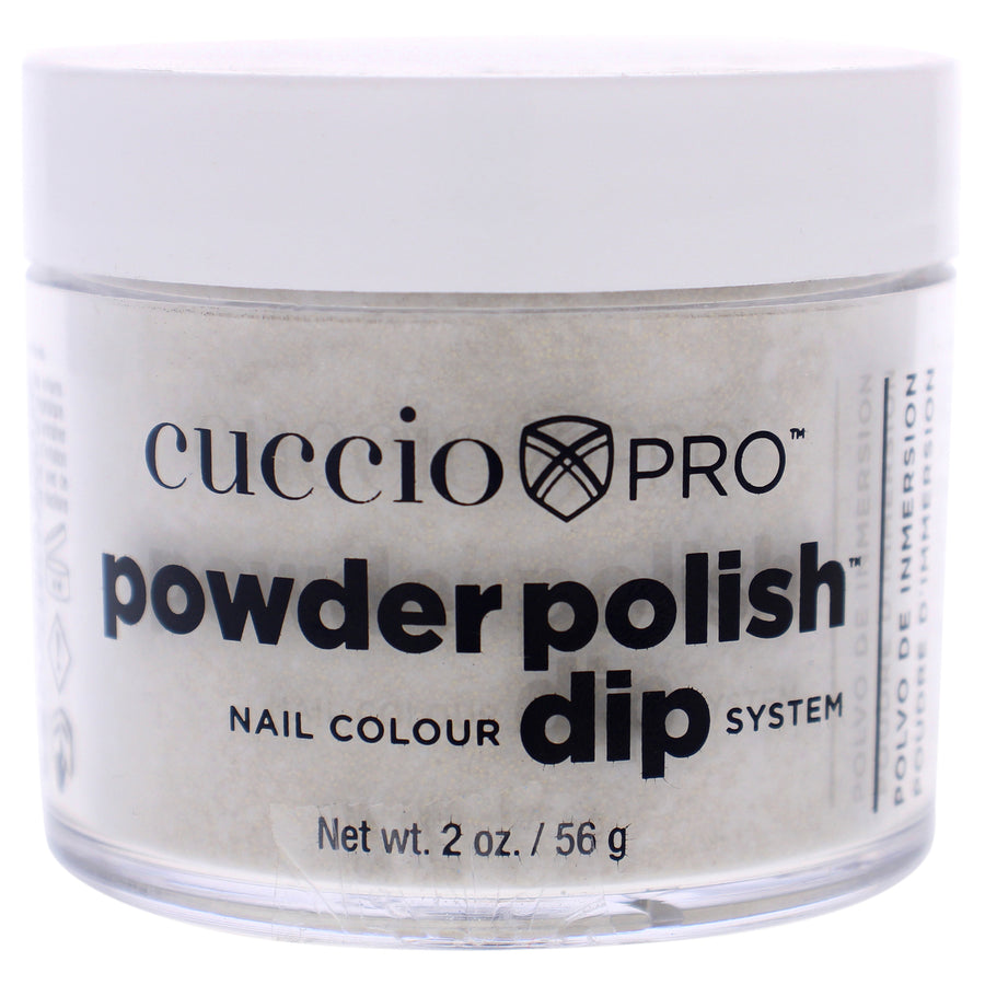 Cuccio Colour Pro Powder Polish Nail Colour Dip System - Gold With Rimbow Mica Nail Powder 1.6 oz Image 1