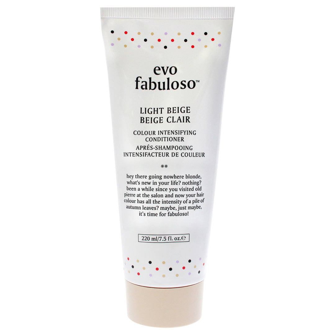 Evo Women HAIRCARE Light Beige Colour Intensifying Conditioner 7.5 oz Image 1