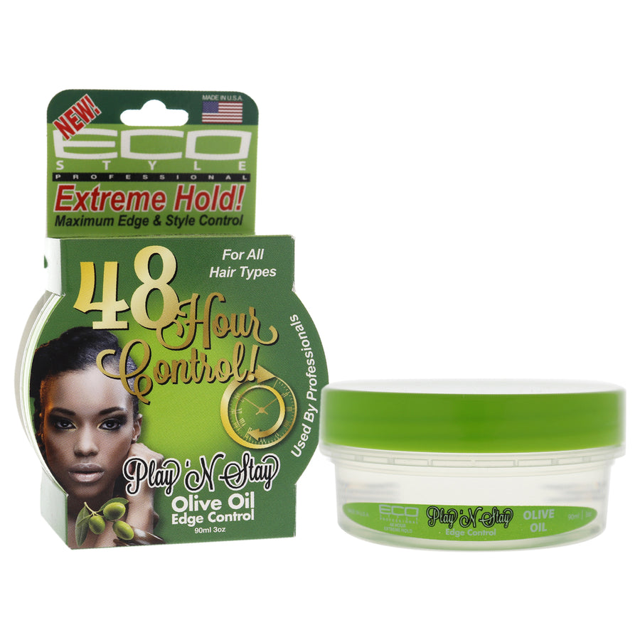 Ecoco Playn Stay Edge Control Gel - Olive Oil 3 oz Image 1