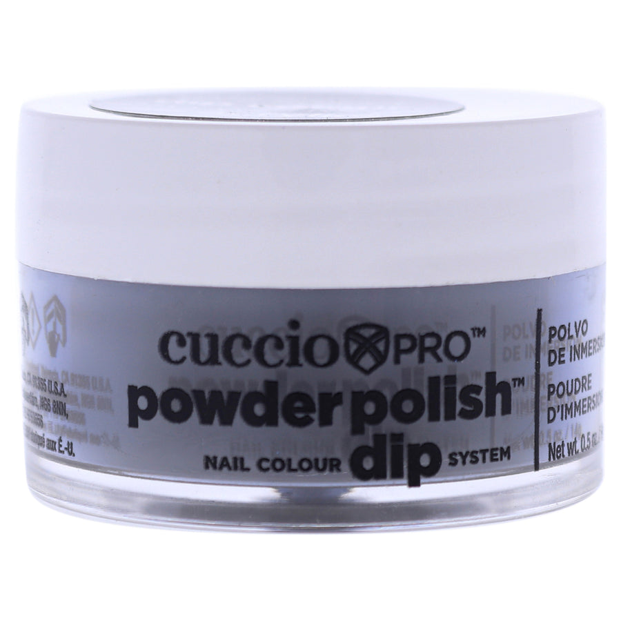 Cuccio Colour Pro Powder Polish Nail Colour Dip System - Noir Black Nail Powder 0.5 oz Image 1