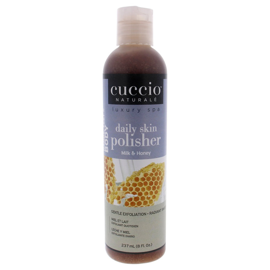 Cuccio Naturale Luxury Spa Daily Skin Polisher - Milk and Honey Scrub 8 oz Image 1