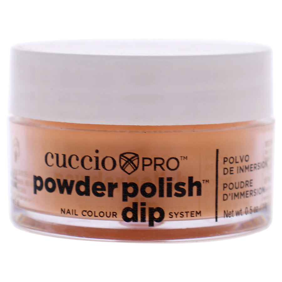 Cuccio Colour Pro Powder Polish Nail Colour Dip System - Carrot Orange Nail Powder 0.5 oz Image 1