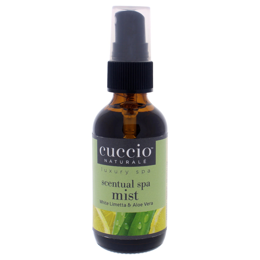 Cuccio Naturale Scentual Spa Mist - White Limetta and Aloe Vera 2 oz Image 1