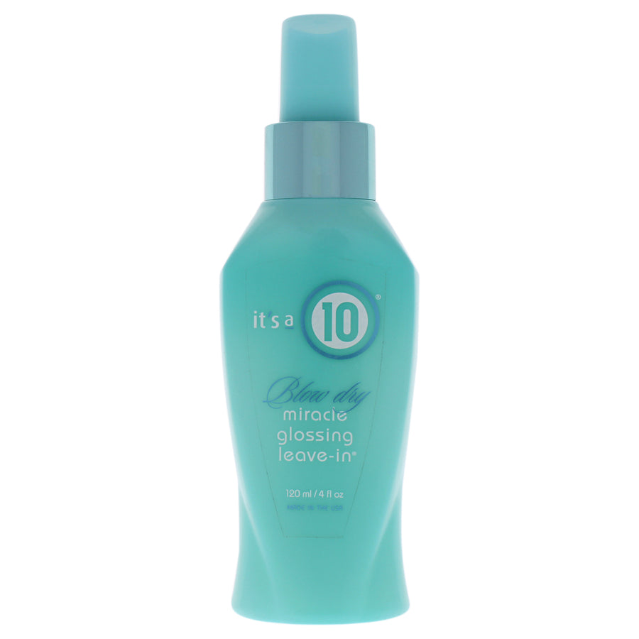 Its A 10 Unisex HAIRCARE Miracle Blow Dry Glossing Leave-In 4 oz Image 1