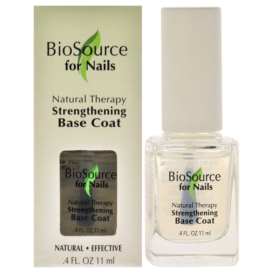 BioSource Natural Therapy Strengthening Base Coat Nail Treatment 0.4 oz Image 1