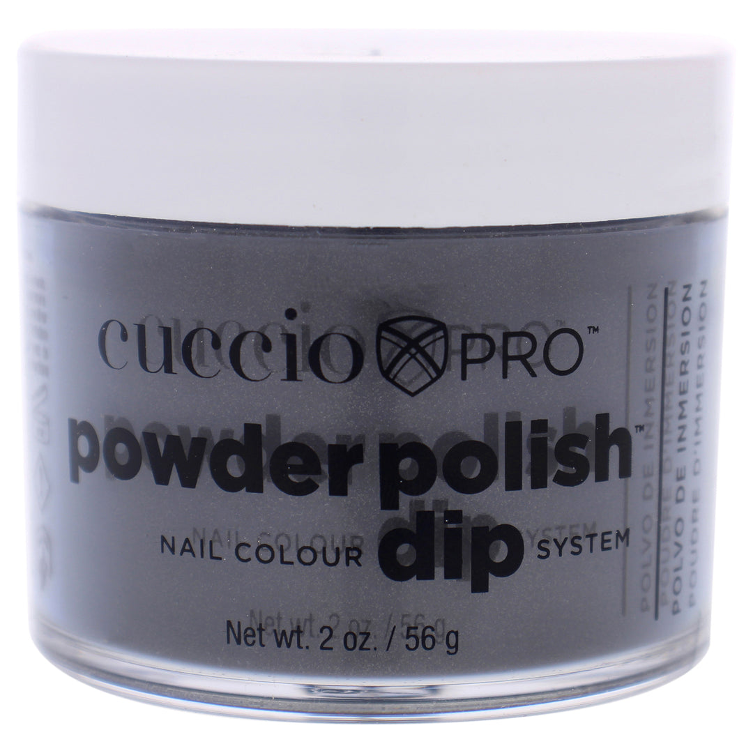 Cuccio Colour Pro Powder Polish Nail Colour Dip System - Silver With Grey Undertones Nail Powder 1.6 oz Image 1