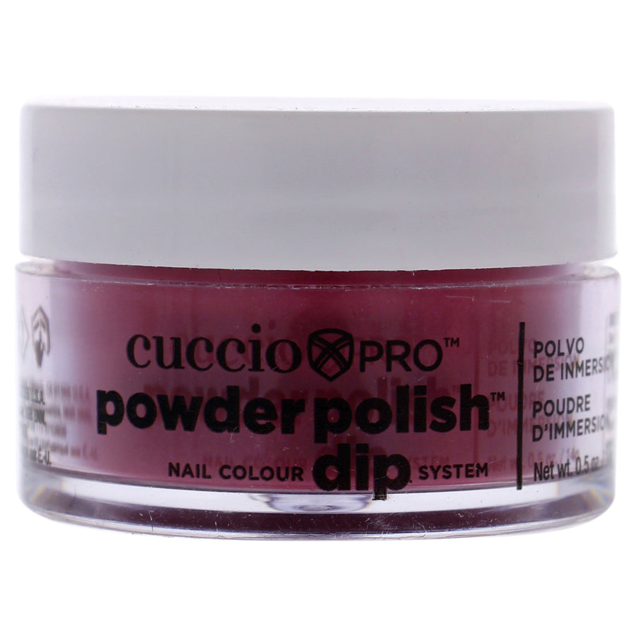 Cuccio Colour Pro Powder Polish Nail Colour Dip System - Fuchsia With Rainbow Mica Nail Powder 0.5 oz Image 1