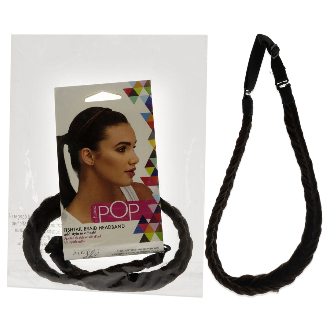 Hairdo Pop Fishtail Braid Headband - R6 Dark Chocolate Hair Band 1 Pc Image 1