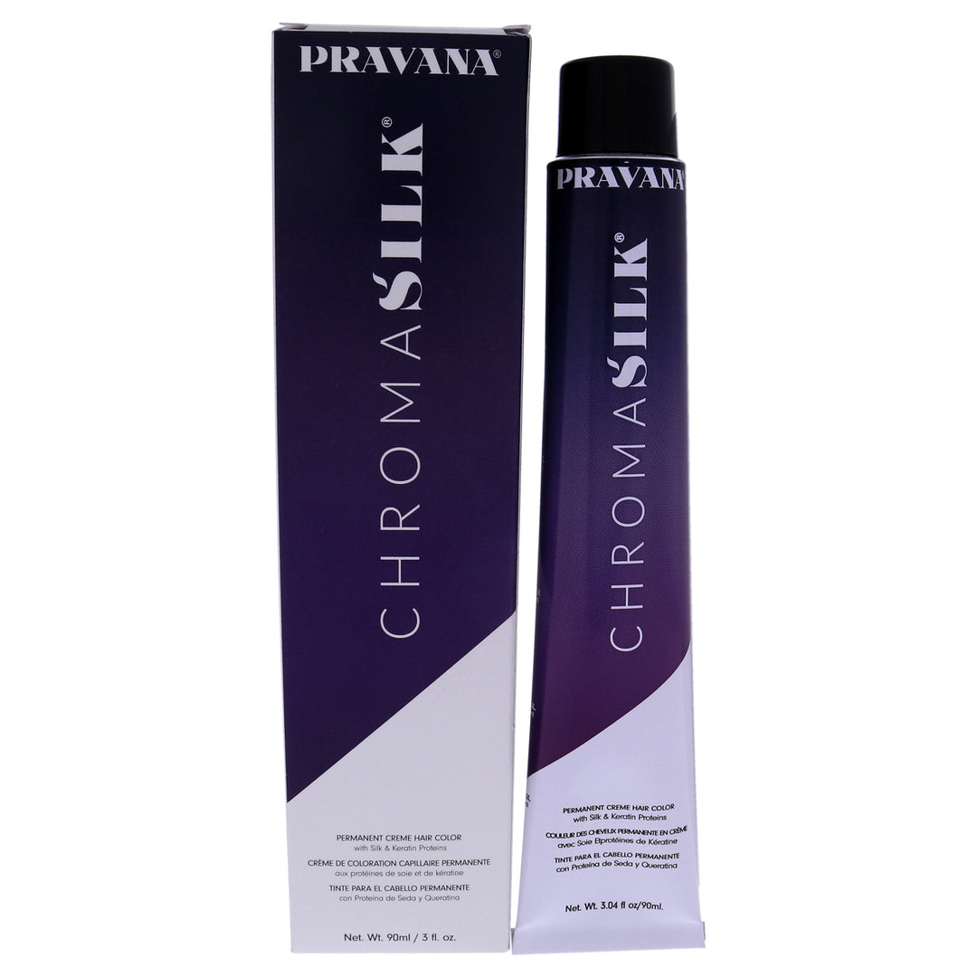 Pravana ChromaSilk Creme Hair Color - 4.37 Golden Violet Brown 3 oz Image 1