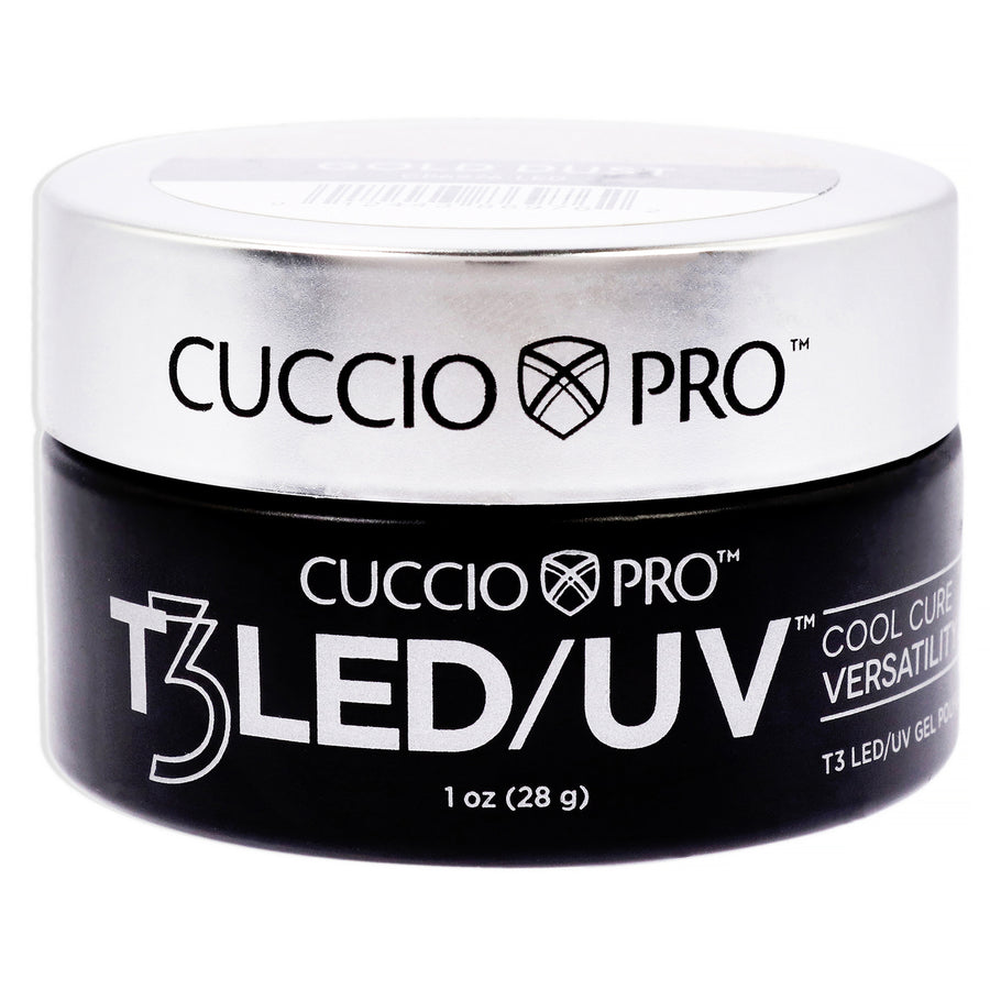 Cuccio Pro T3 Cool Cure Versatility Gel - Gold Dust Nail Gel 1 oz Image 1