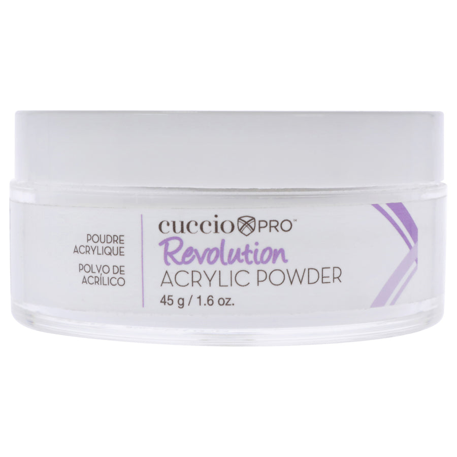 Cuccio Pro Revolution Acrylic Powder - Clear 1.6 oz Image 1