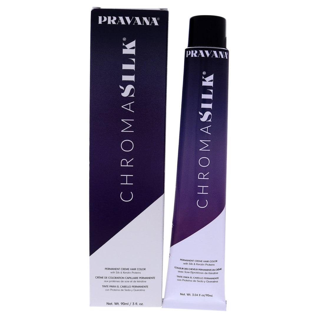 Pravana ChromaSilk Creme Hair Color - 7.45 Copper Mahogany Blonde 3 oz Image 1