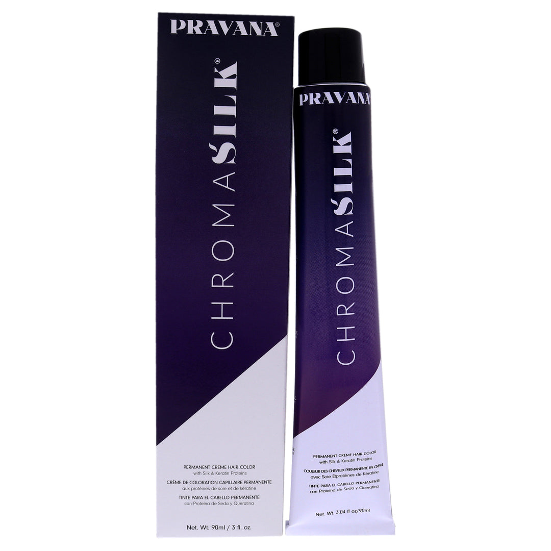 Pravana ChromaSilk Creme Hair Color - 5.11 Light Intense Ash Brown 3 oz Image 1