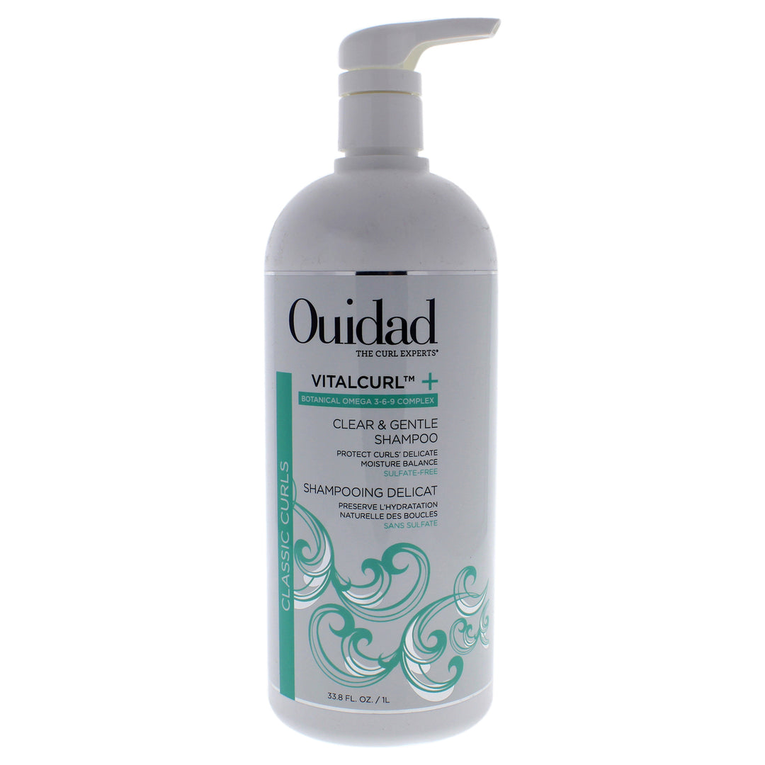 Ouidad Unisex HAIRCARE VitalCurl Plus Clear and Gentle Shampoo 33.8 oz Image 1