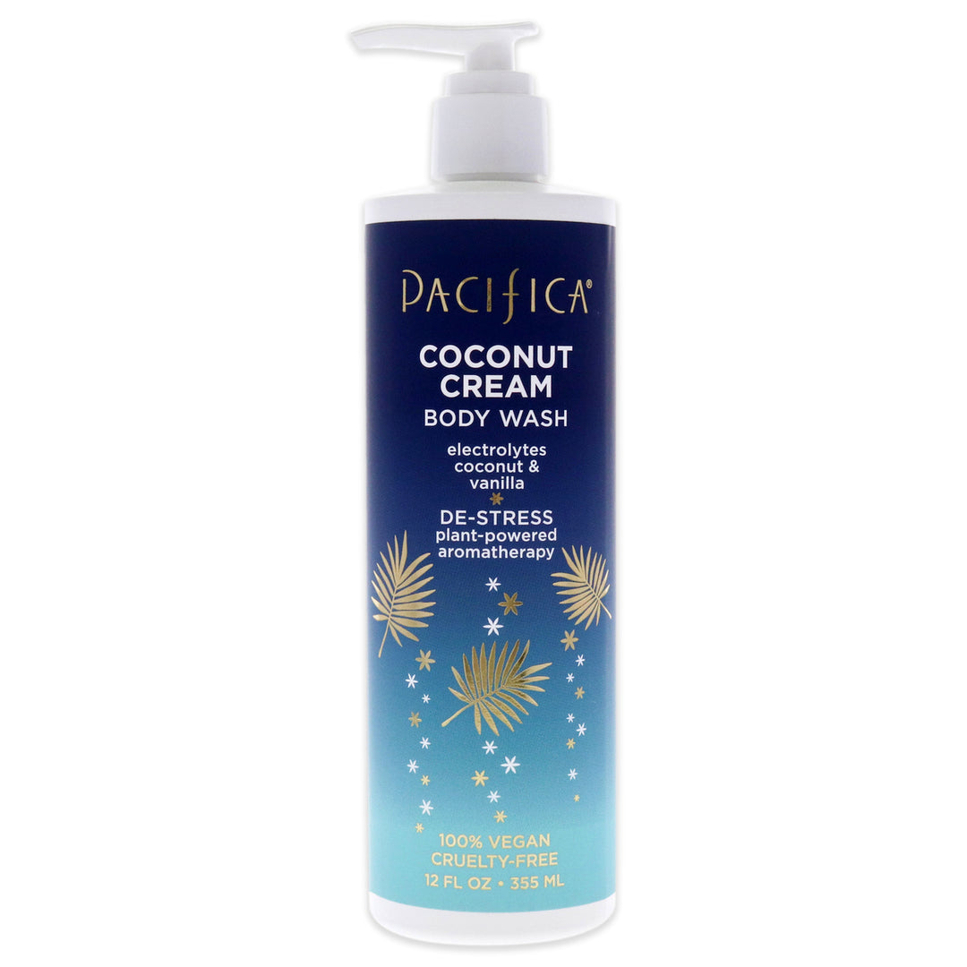 Pacifica Coconut Cream Body Wash 12 oz Image 1