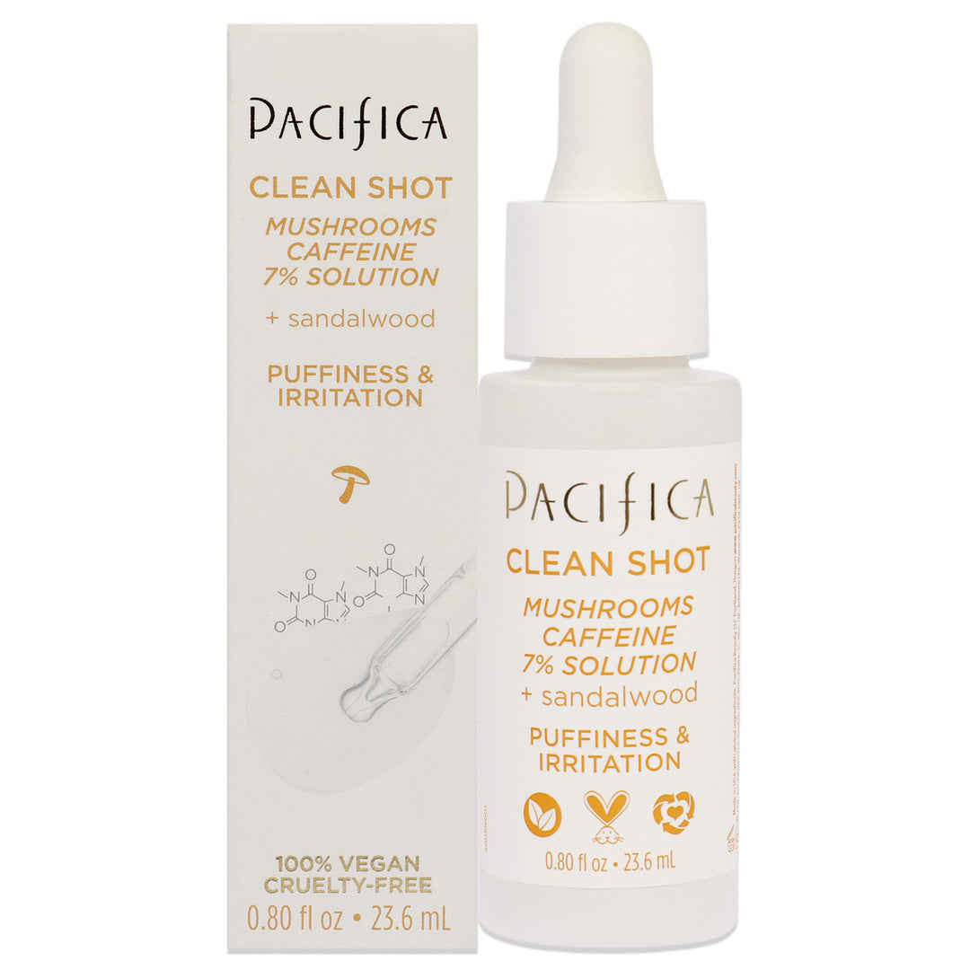 Pacifica Clean Shot Mushrooms and Caffeine 7 Percent Serum 0.80 oz Image 1