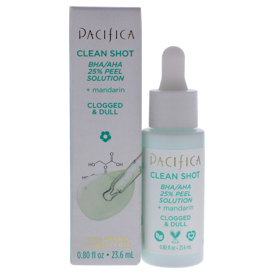 Pacifica Clean Shot BHA-AHA 25 Percent Peel Solution Treatment 0.8 oz Image 1