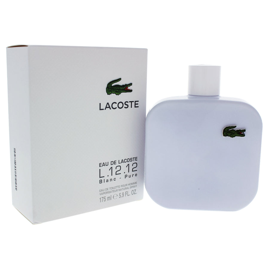 Lacoste Men RETAIL Lacoste Eau De Lacoste L.12.12 Blanc 5.9 oz Image 1