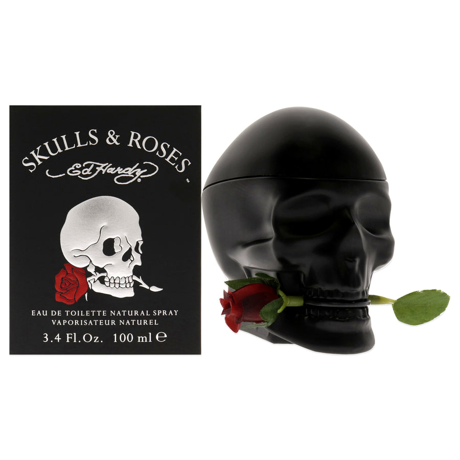 Christian Audigier Ed Hardy Skulls and Roses EDT Spray 3.4 oz Image 1