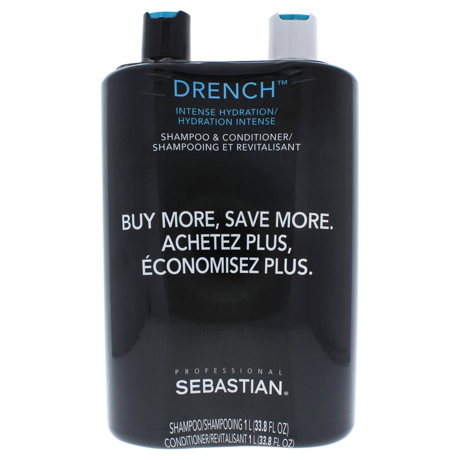 Sebastian Drench Moisturizing Kit 33.8 oz Shampoo33.8 oz Conditioner 2 Pc Kit Image 1