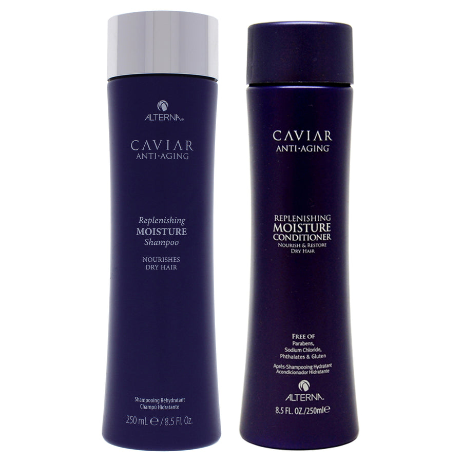 Alterna Caviar Anti Aging Replenishing Moisture Shampoo and Conditioner Kit 8.5oz Shampoo8.5oz Conditioner 2 Pc Kit Image 1