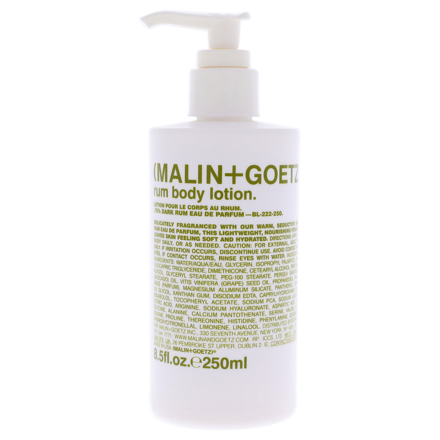 Malin + Goetz Unisex BATHBODY Rum Body Lotion 8.5 oz Image 1