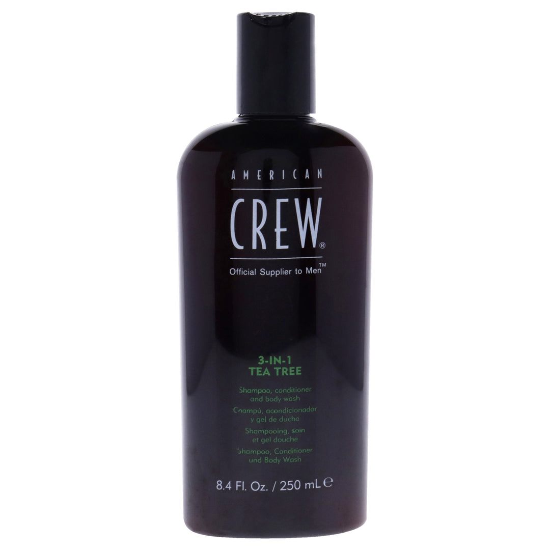 American Crew 3-In-1 Tea Tree ShampooConditioner and Body Wash 8.4 oz Image 1