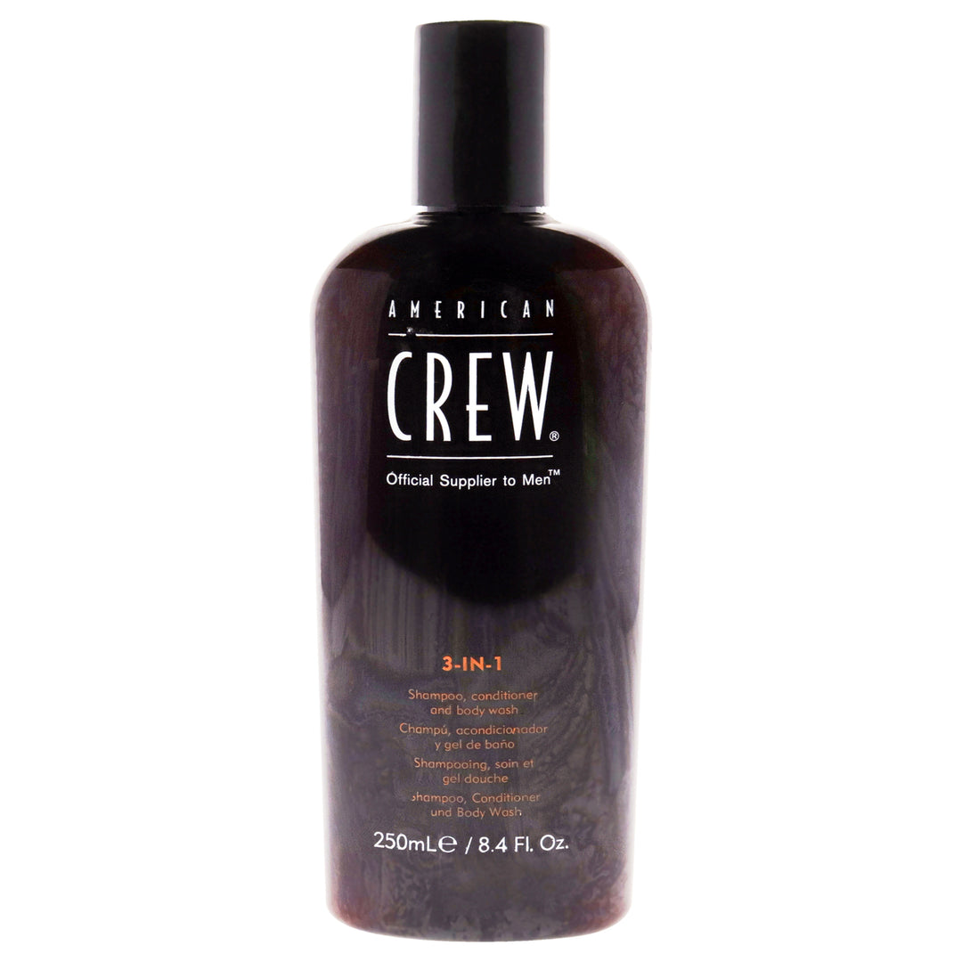 American Crew 3 In 1 ShampooConditioner and Body Wash 8.4 oz Image 1