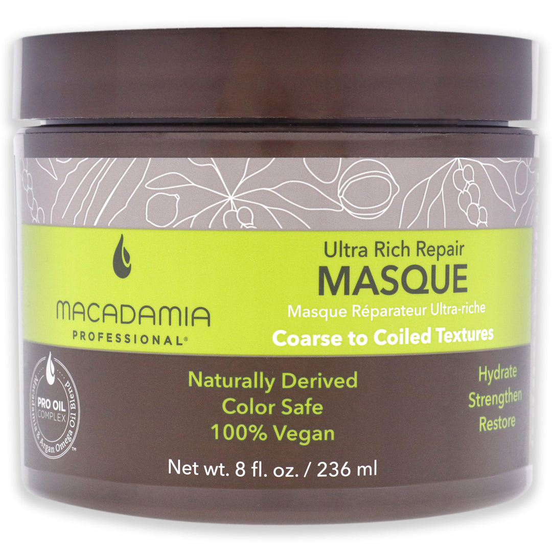 Macadamia Oil Unisex HAIRCARE Ultra Rich Repair Masque 8 oz Image 1