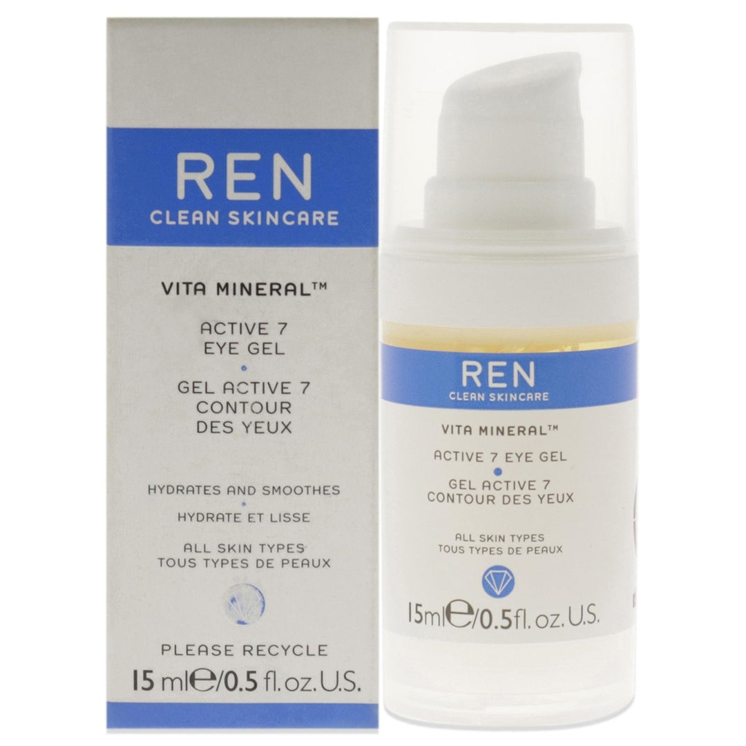 Ren Unisex SKINCARE Vita Mineral Active 7 Eye Gel 0.5 oz Image 1