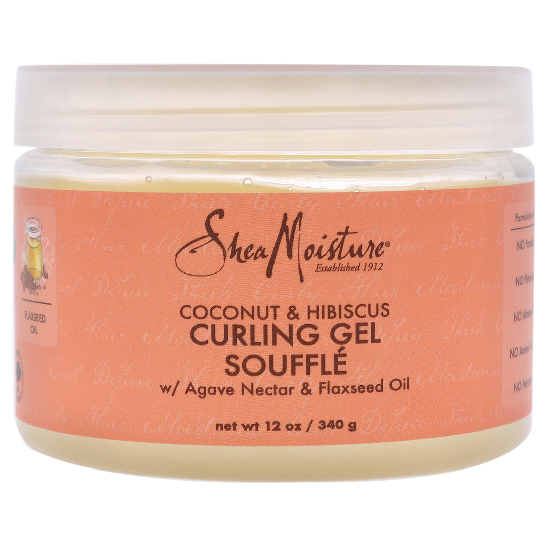 Shea Moisture Coconut Hibiscus Curling Gel Souffle 12 oz Image 1