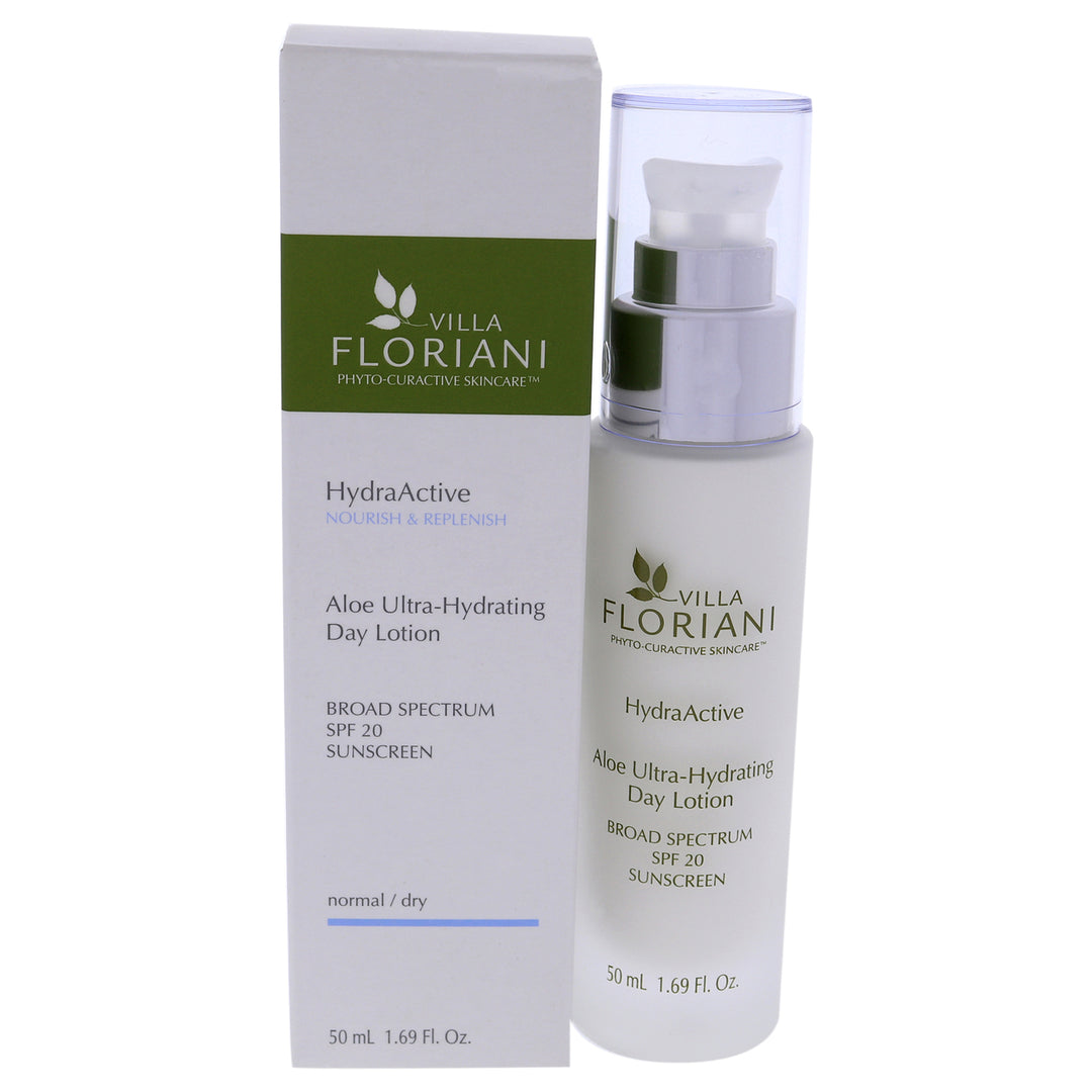 Villa Floriani Ultra Hydrating Day Lotion SPF20 - Aloe Moisturizer 1.69 oz Image 1