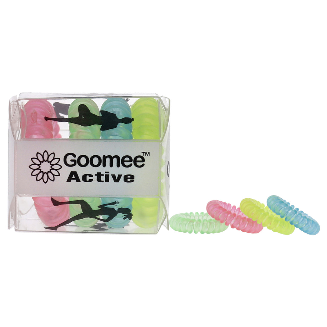 Goomee Active The Markless Hair Loop Set - Glow The Distance Hair Tie 4 Pc Image 1