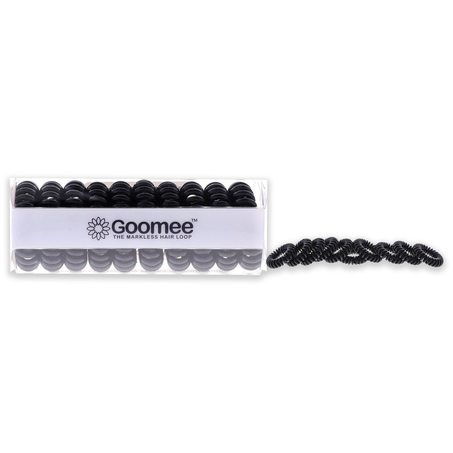 Goomee The Markless Hair Loop Set - Black Hair Tie 10 Pc Image 1