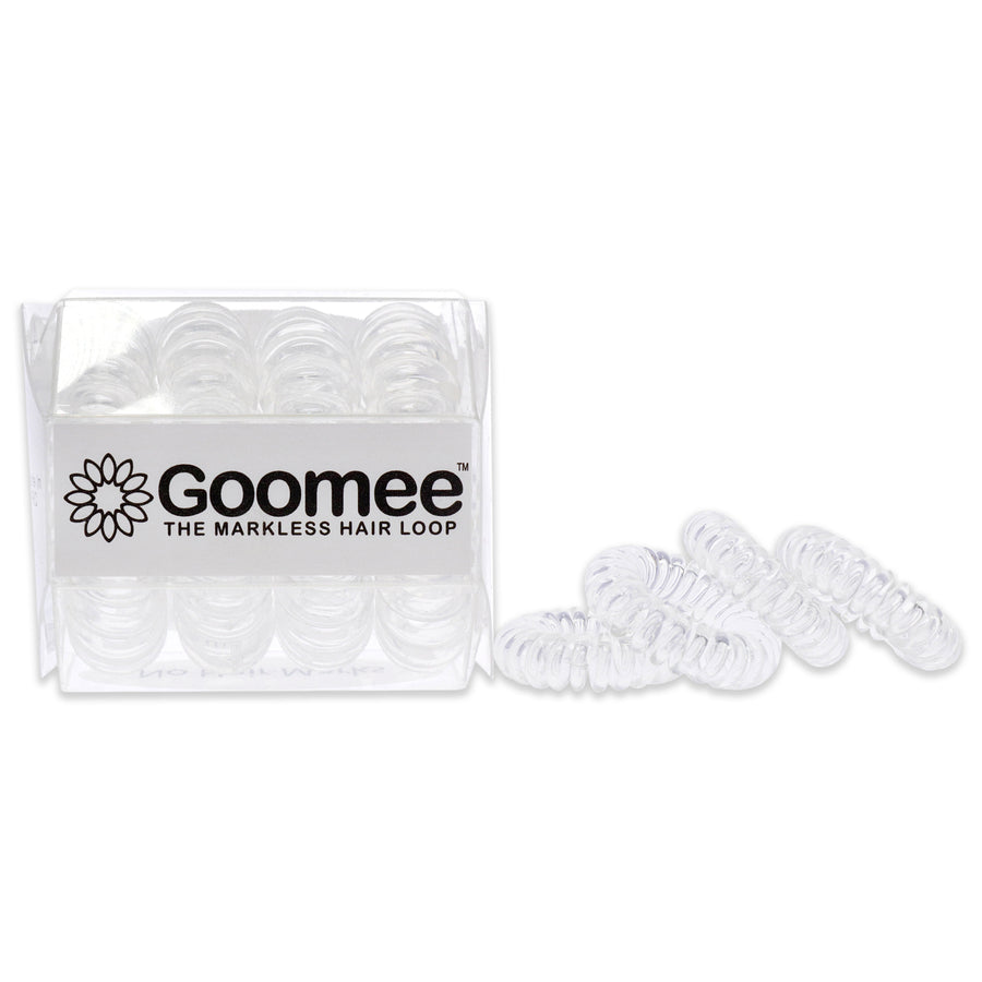 Goomee The Markless Hair Loop Set - Diamond Clear Hair Tie 4 Pc Image 1